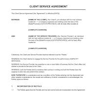 Client Contract